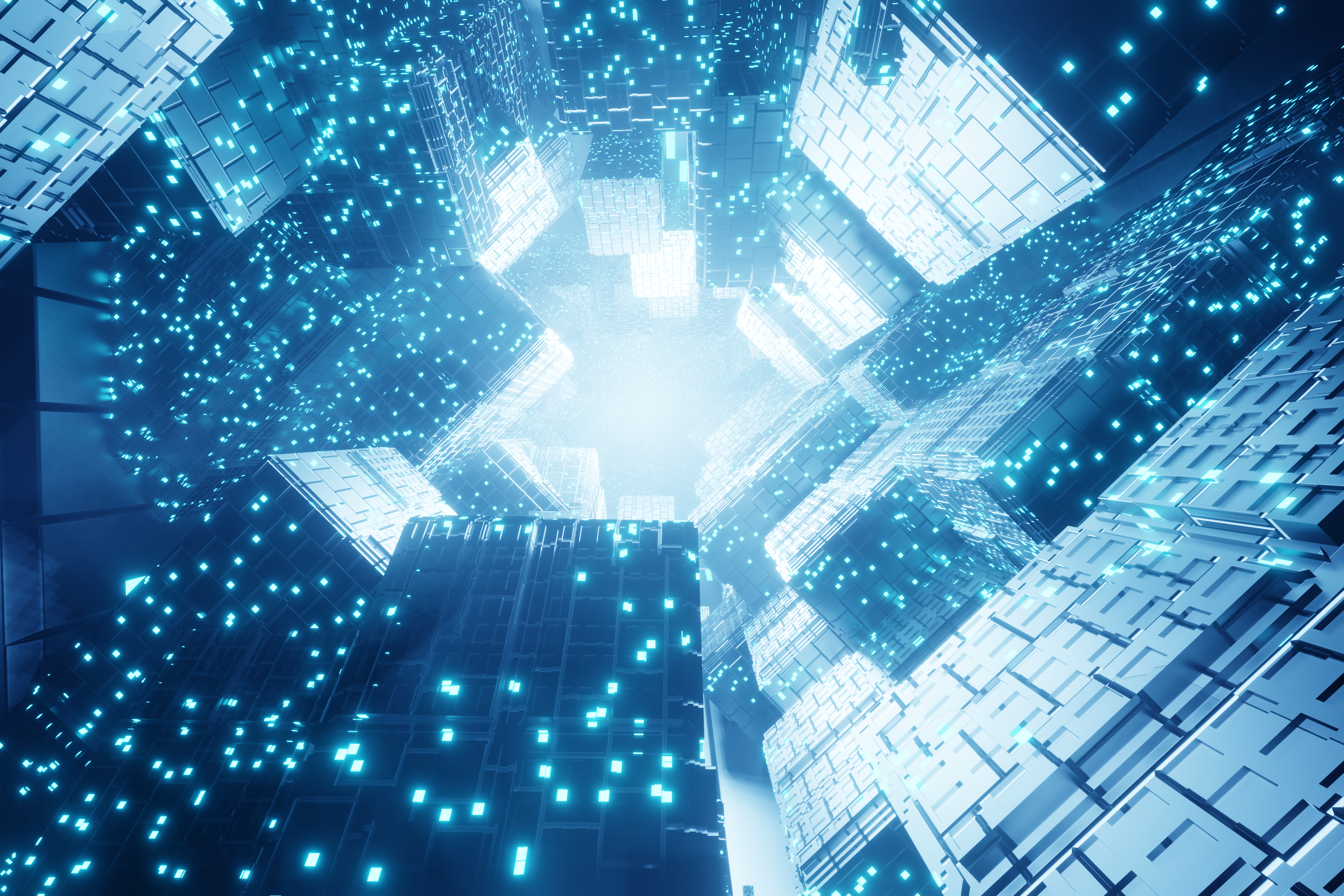 Scifi City Looping Animation